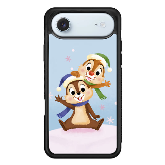 Chip And Dale Happy In Winter iPhone 17 Air Case