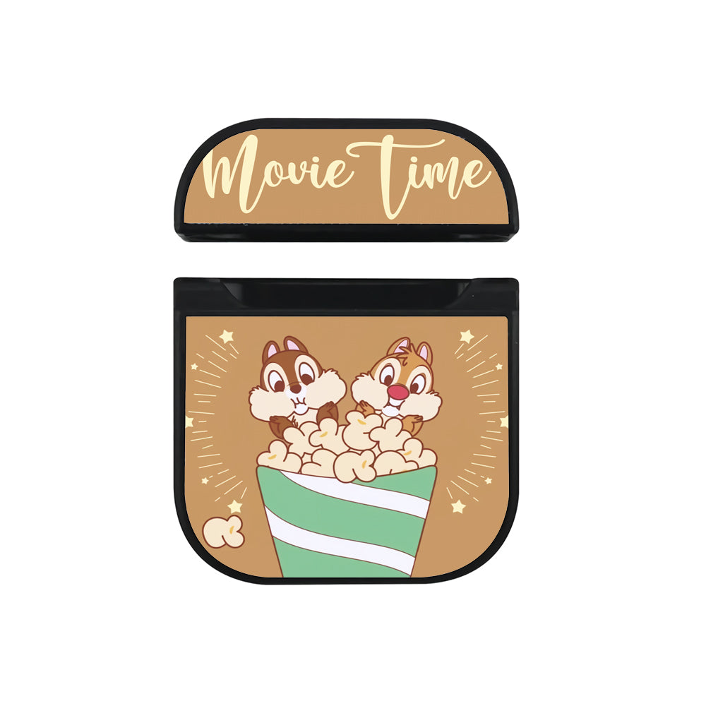Chip And Dale Movie Time Apple Airpods Case Black