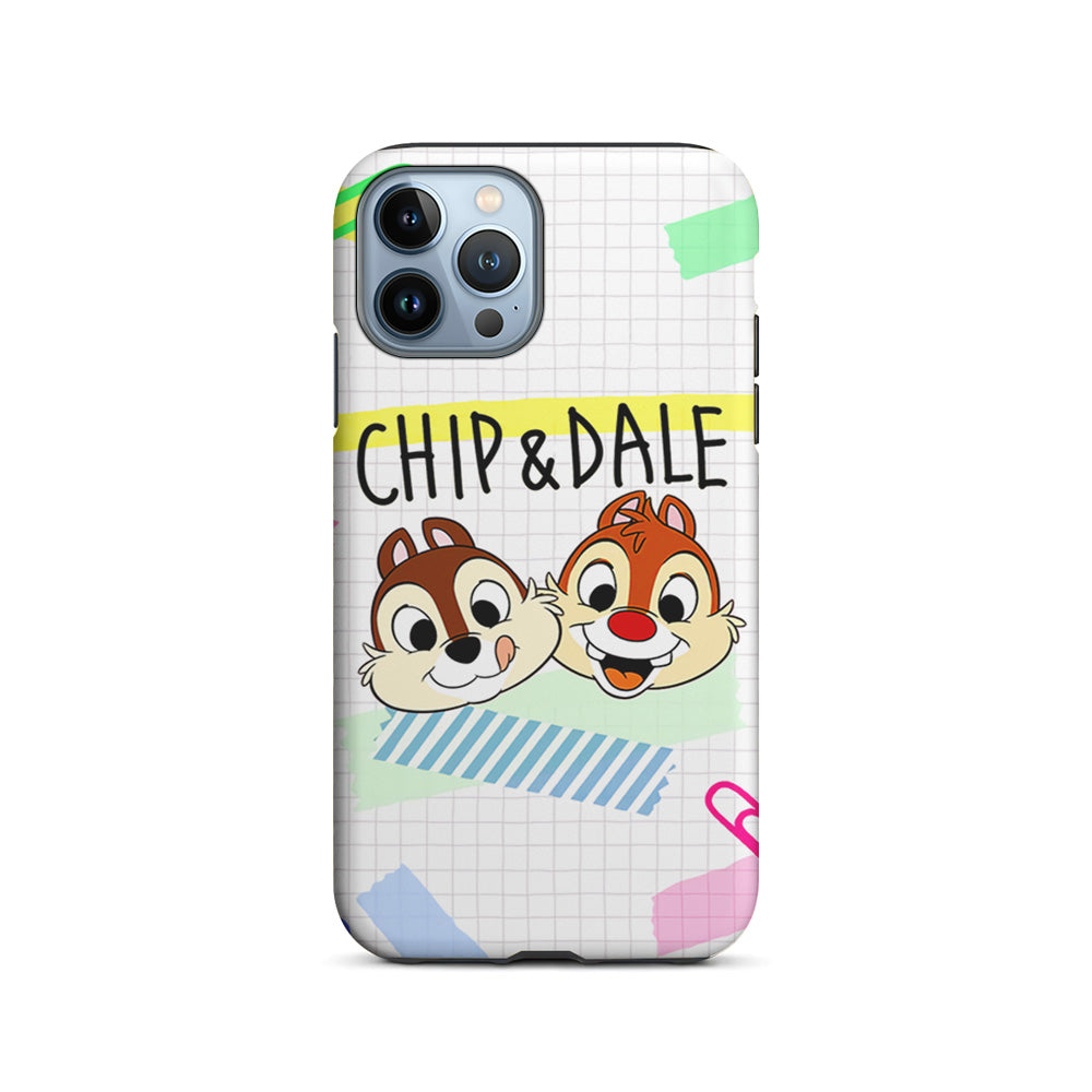 Chip And Dale Paper Clip Aesthetic iPhone 15 Pro Max Case