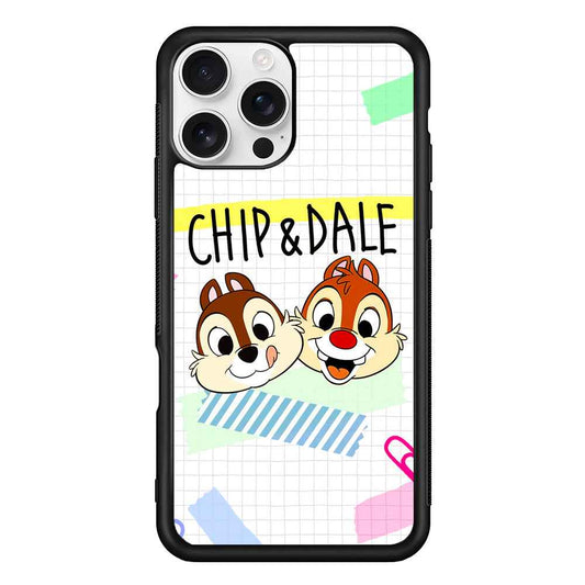 Chip And Dale Paper Clip Aesthetic iPhone 16 Pro Case