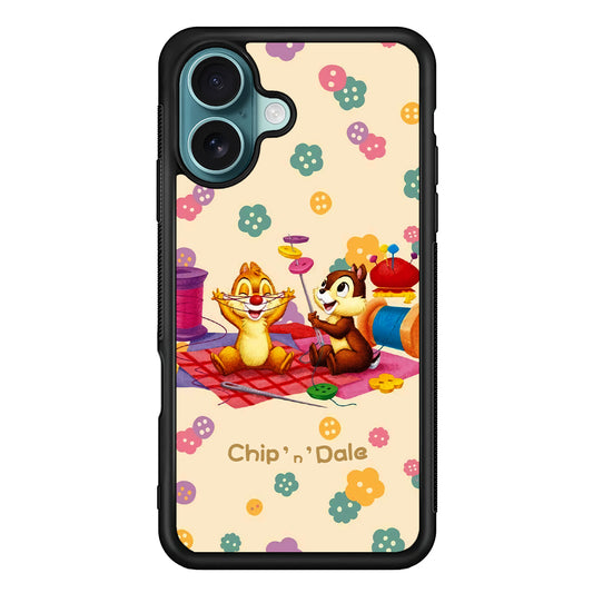 Chip N Dale Play with Yarn iPhone 17 Case