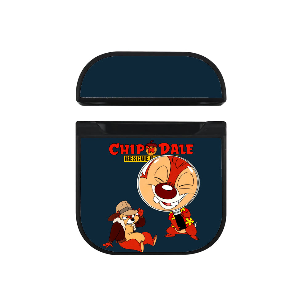 Chip N Dale Rescue Ranges Navy Apple Airpods Case Black