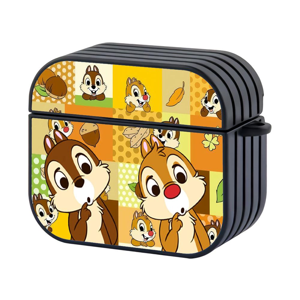 Chip and Dale Receive Material Apple Airpods 4 Case Black