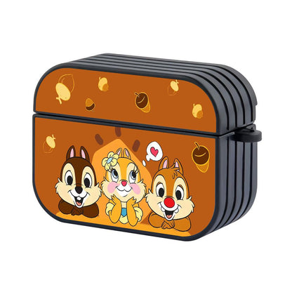 Chip n Dale Confused in Choices Apple Airpods Pro 2 Case Black