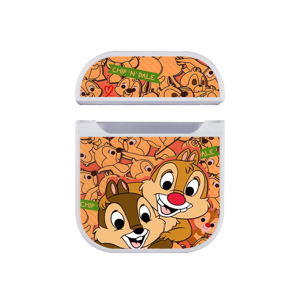 Chip n Dale Have Infinite Smiles Apple Airpods Case White
