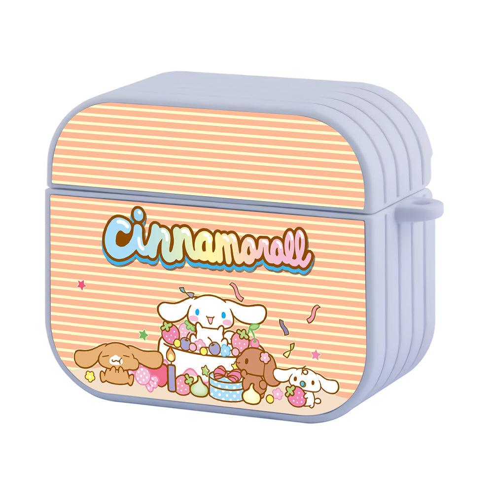 Cinnamoroll Big Meal Apple Airpods 4 Case White