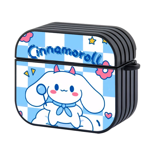 Cinnamoroll Blue Square Apple Airpods 4 Case