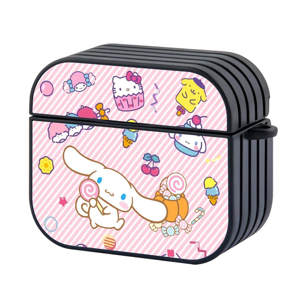 Cinnamoroll Show Off Candy Apple Airpods 4 Case Black
