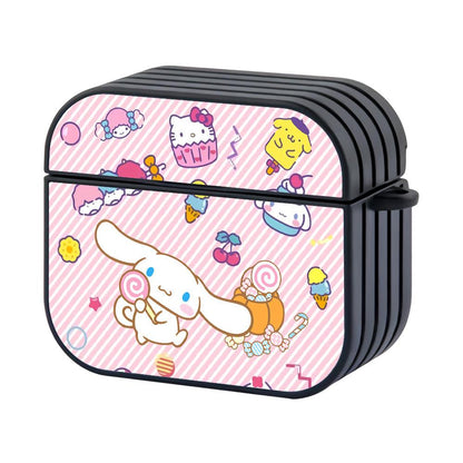 Cinnamoroll Show Off Candy Apple Airpods 4 Case Black