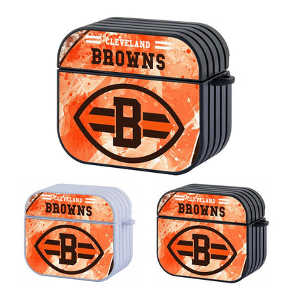 Cleveland Brown NFL Shine with Brown Apple Airpods 4 Case