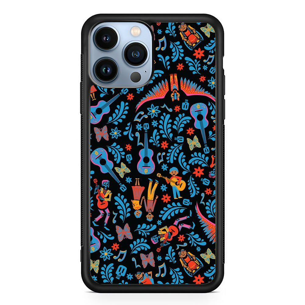 Coco Pattern Aesthetic iPhone 15 Pro Case - Carneyforia