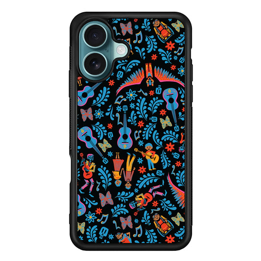 Coco Pattern Aesthetic iPhone 17 Case