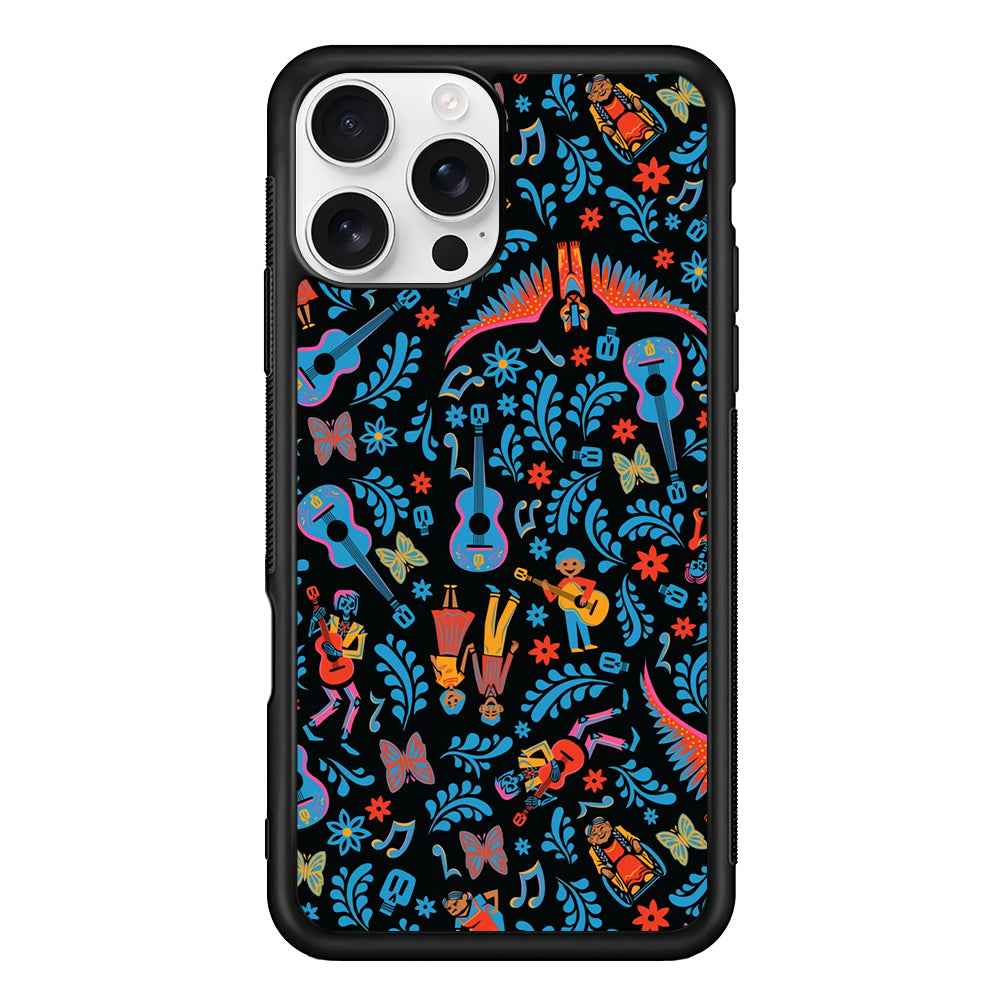 Coco Pattern Aesthetic iPhone 16 Pro Case