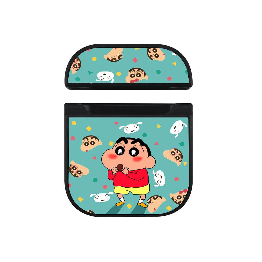Crayon Shinchan Look The Good Toy Apple Airpods Case Black