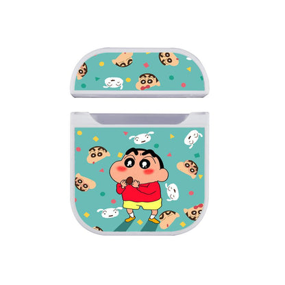 Crayon Shinchan Look The Good Toy Apple Airpods Case White