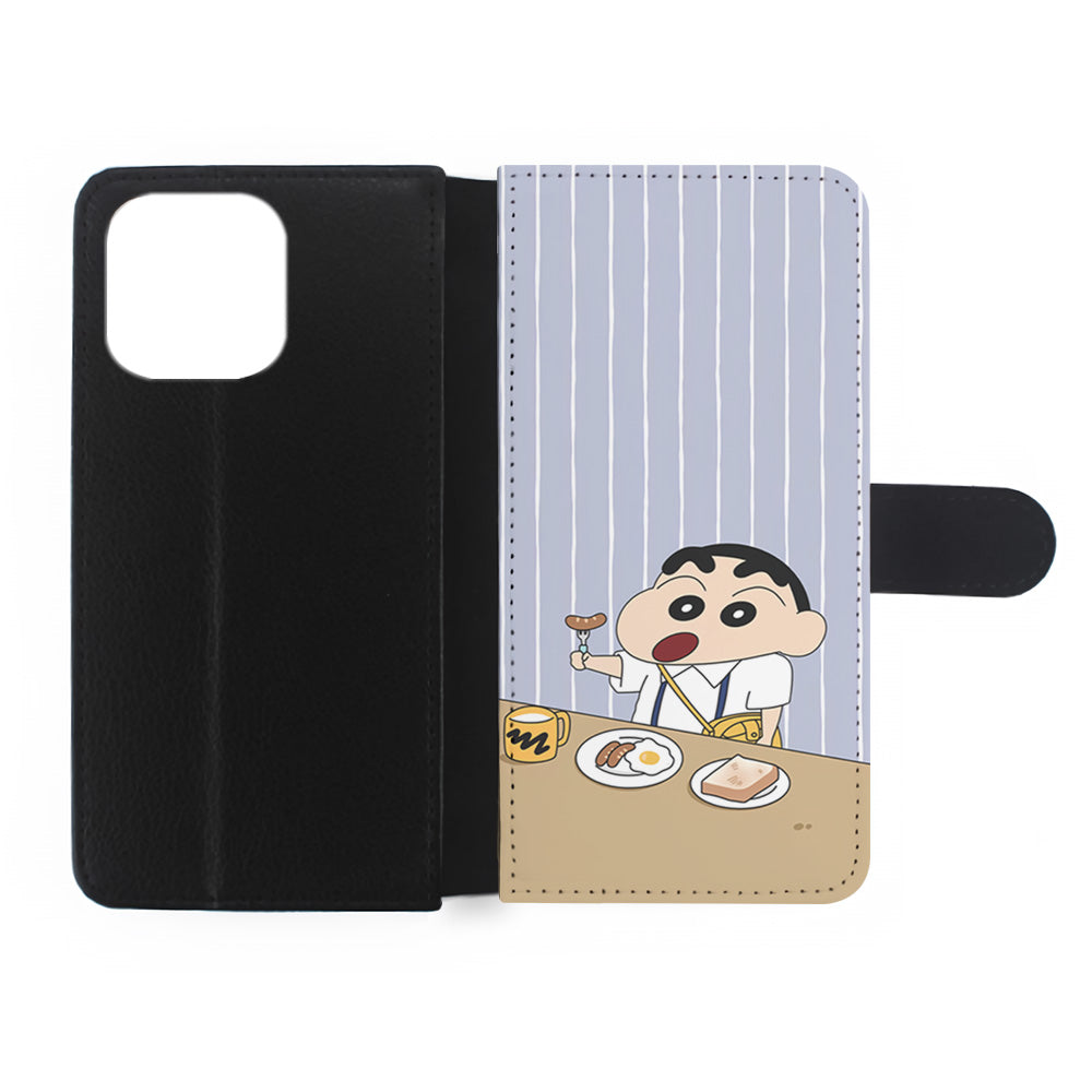 Crayon Shinchan Take a Breakfast iPhone 15 Case