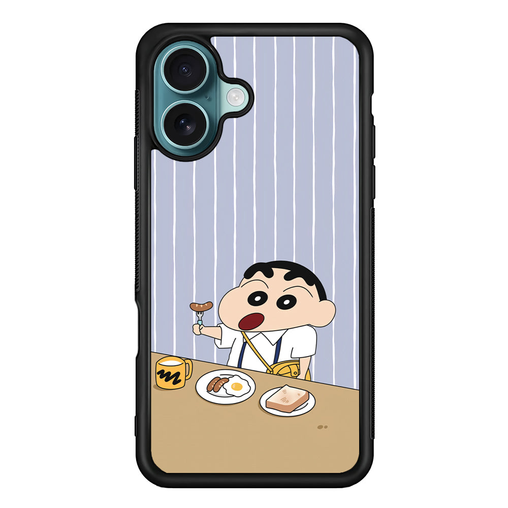 Crayon Shinchan Take a Breakfast iPhone 17 Case