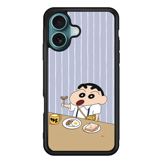 Crayon Shinchan Take a Breakfast iPhone 17 Case