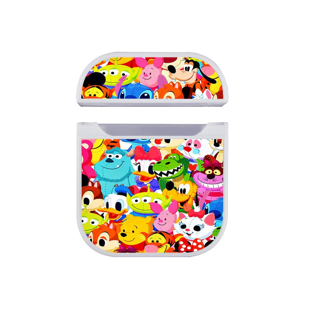 Cute Cartoon Doll Character Apple Airpods Case White