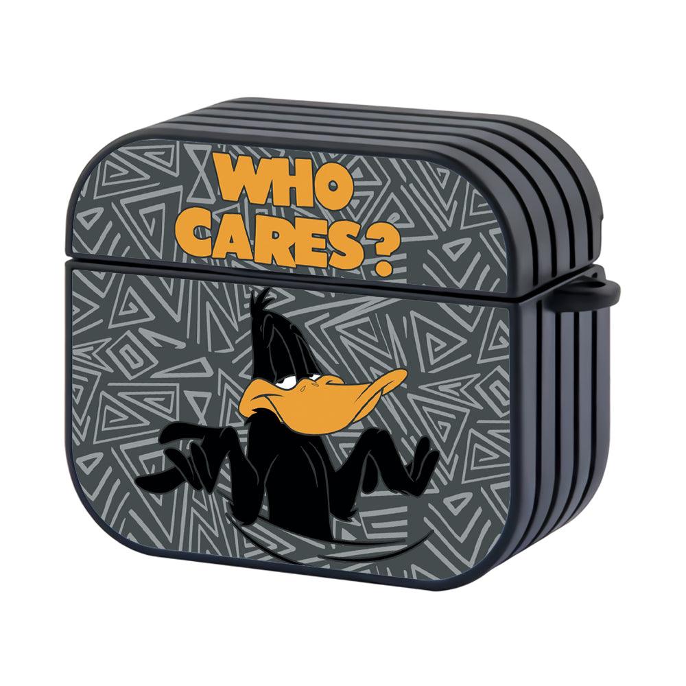 Daffy Duck Indifferent Apple Airpods 4 Case Black