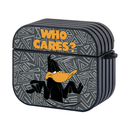 Daffy Duck Indifferent Apple Airpods 4 Case Black