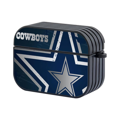 Dallas Cowboys NFL Layered Bright Star Apple Airpods Pro 2 Case Black
