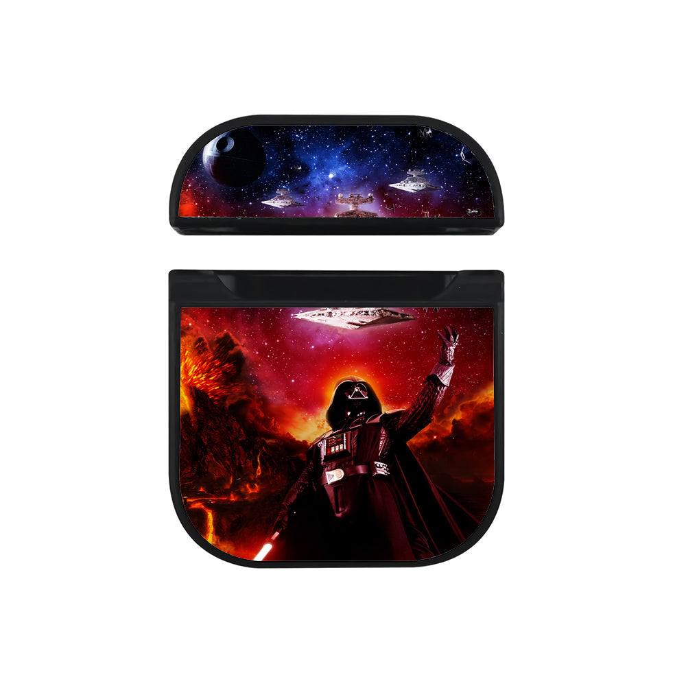 Darth Vader Star Wars Galaxy Apple Airpods Case Black