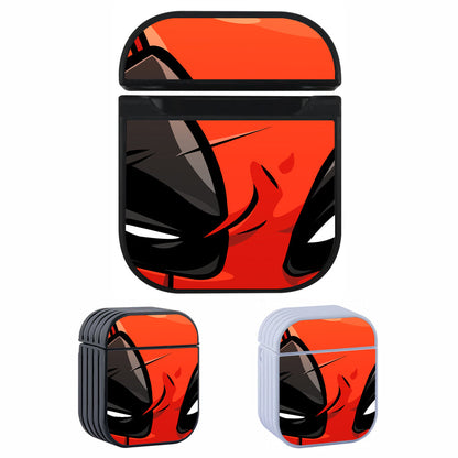 Deadpool Angry Expression Apple Airpods Case