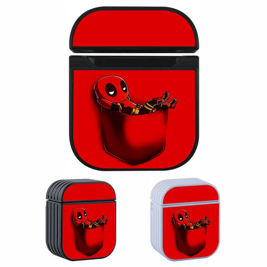 Deadpool in Red Pocket Apple Airpods Case