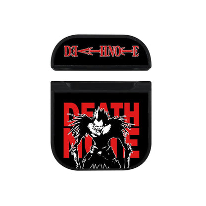Death Note Black Silhouette Apple Airpods Case Black