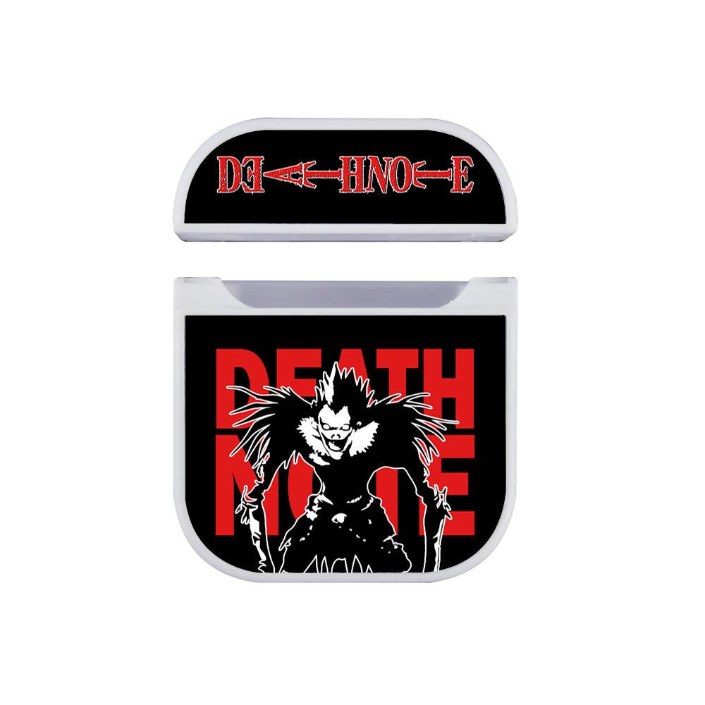 Death Note Black Silhouette Apple Airpods Case White