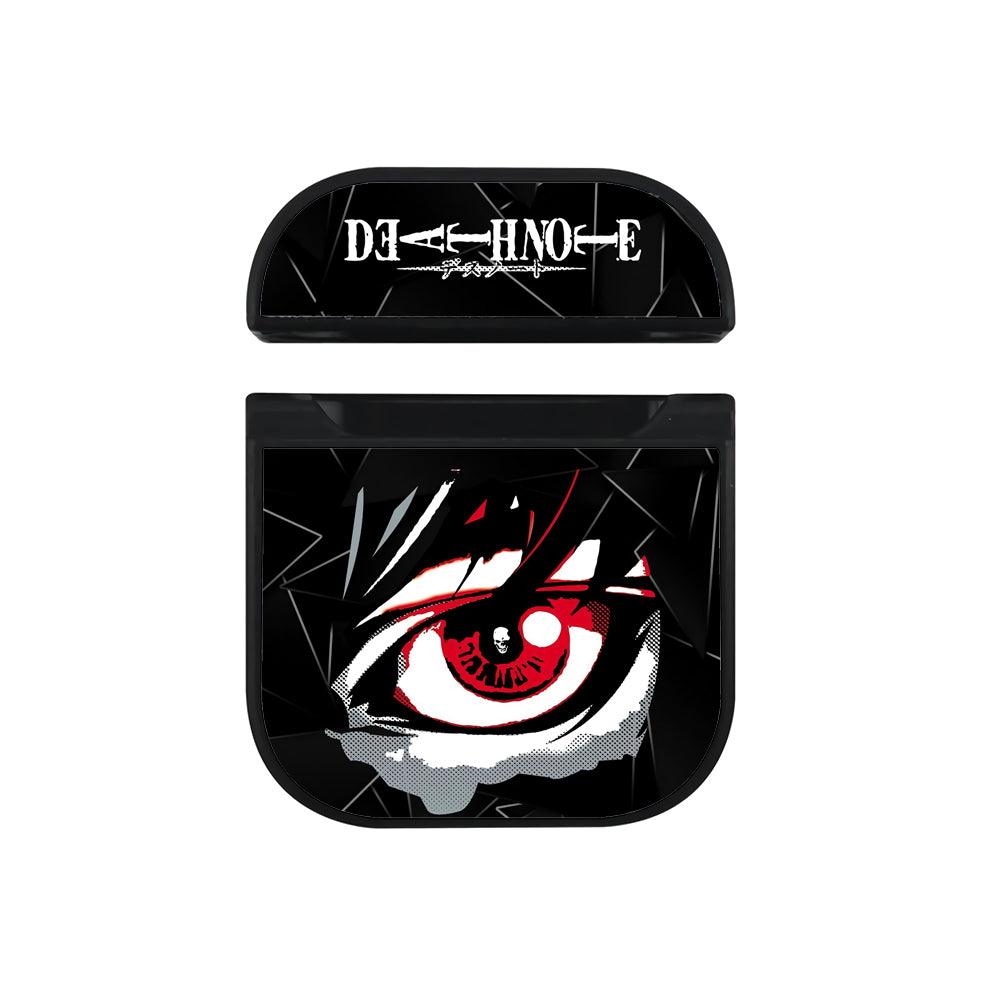 Death Note Eye Connection Apple Airpods Case Black