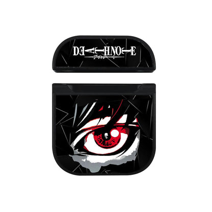 Death Note Eye Connection Apple Airpods Case Black