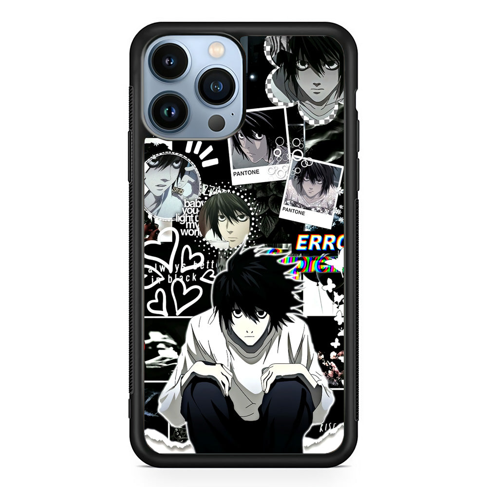 Death Note Lawliet Pantone iPhone 15 Pro Case - Carneyforia