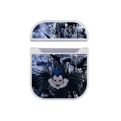 Death Note Looking at Desire Apple Airpods Case White