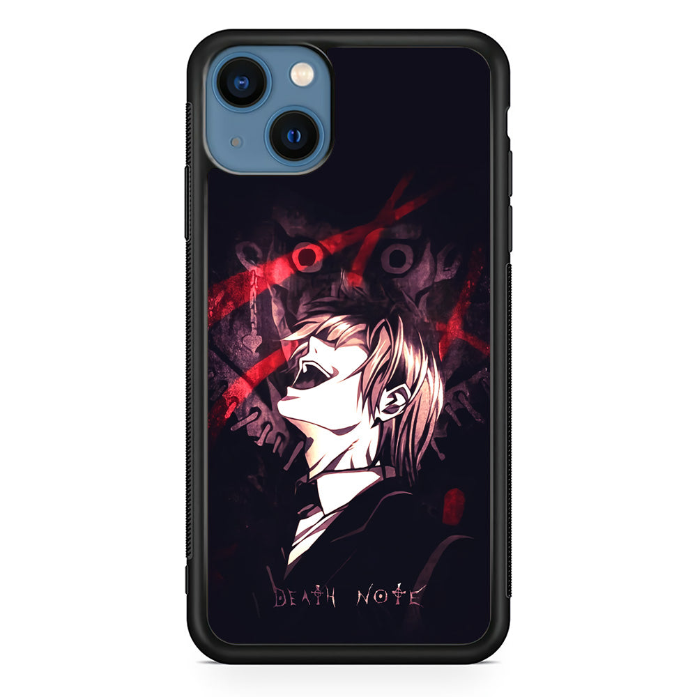 Death Note Satisfied Laugh iPhone 15 Plus Case - Carneyforia