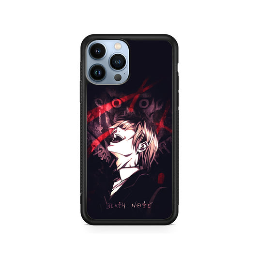 Death Note Satisfied Laugh iPhone 14 Pro Max Case