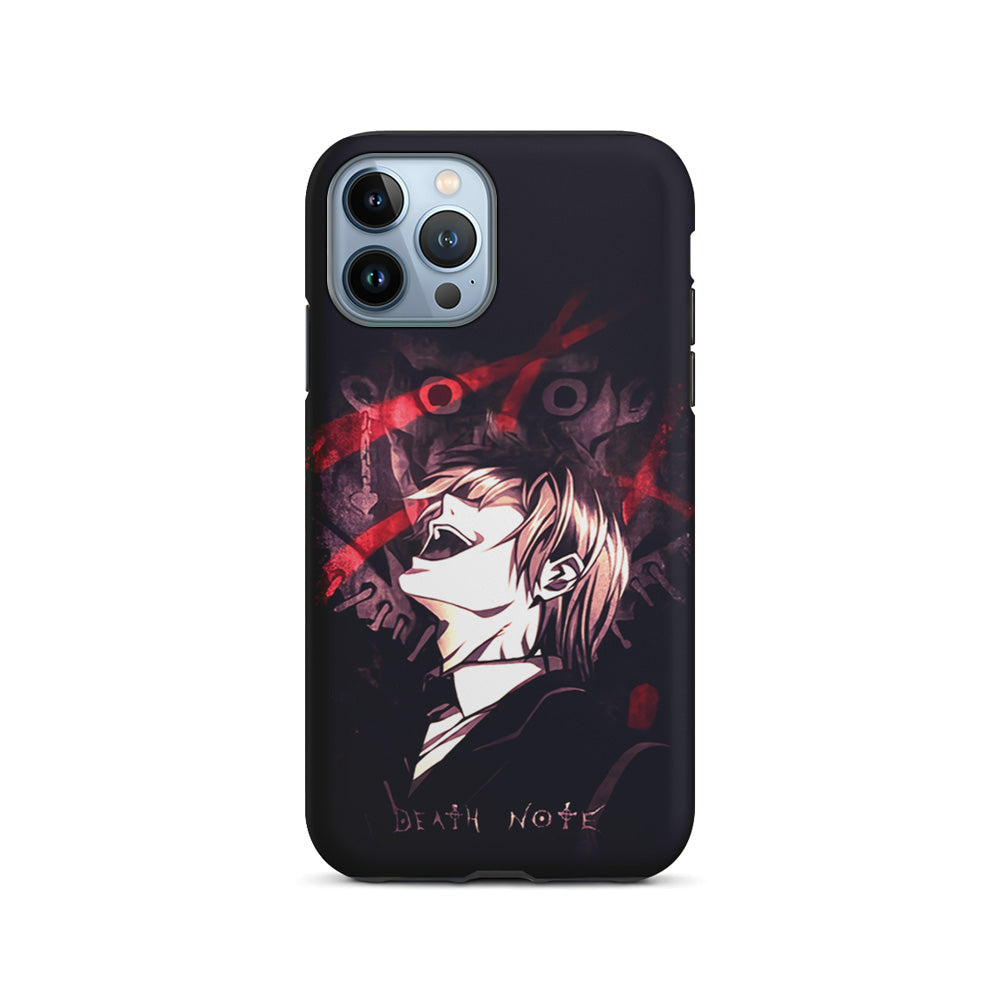 Death Note Satisfied Laugh iPhone 14 Pro Max Case