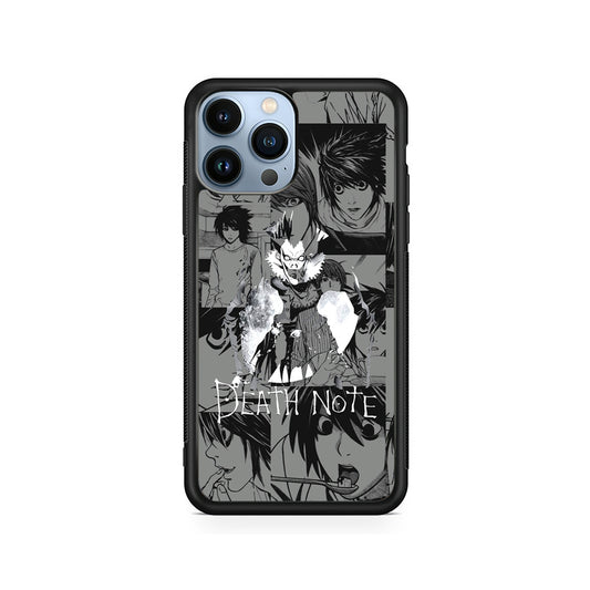 Death Note Silhouette of The Scene iPhone 14 Pro Max Case