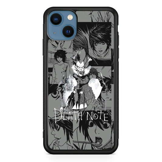 Death Note Silhouette of The Scene iPhone 14 Plus Case - Carneyforia
