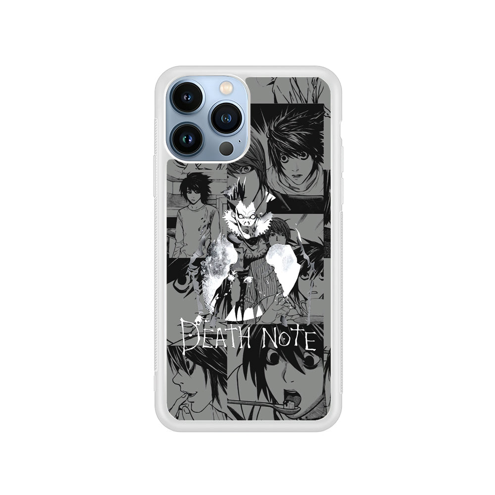 Death Note Silhouette of The Scene iPhone 14 Pro Max Case