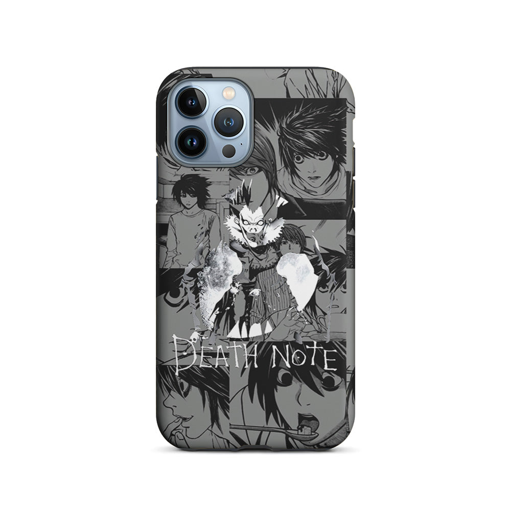 Death Note Silhouette of The Scene iPhone 14 Pro Max Case