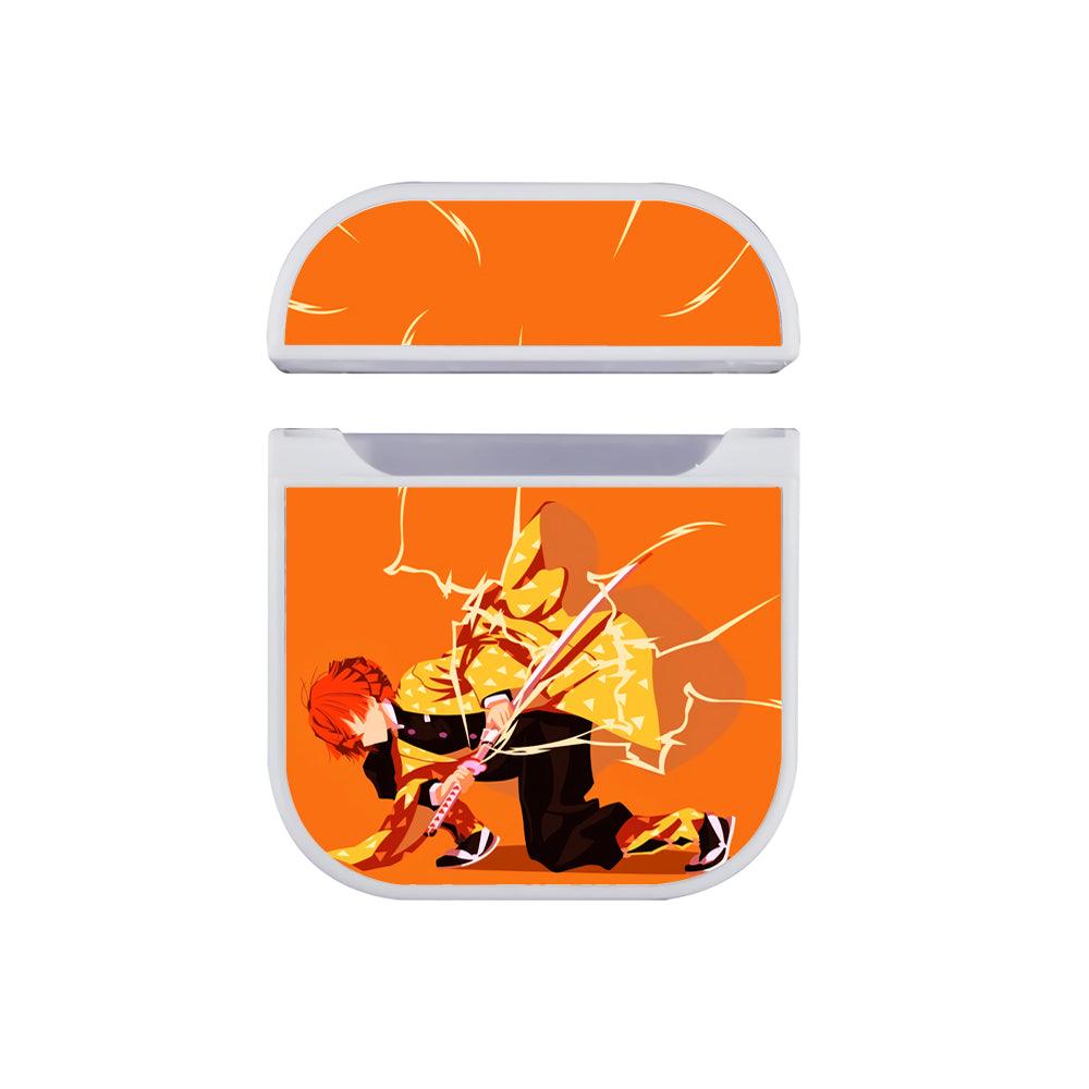 Demon Slayer Assault Slap Apple Airpods Case White