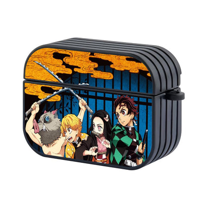 Demon Slayer Freedom Requires Struggle Apple Airpods Pro 3 Case-Black-Carneyforia