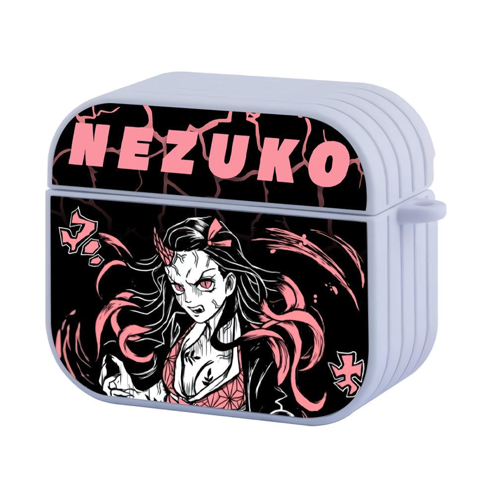 Demon Slayer Nezuko Devil Mode Apple Airpods 4 Case White