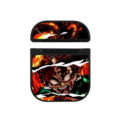 Demon Slayer Tanjiro Vengeance Apple Airpods Case Black