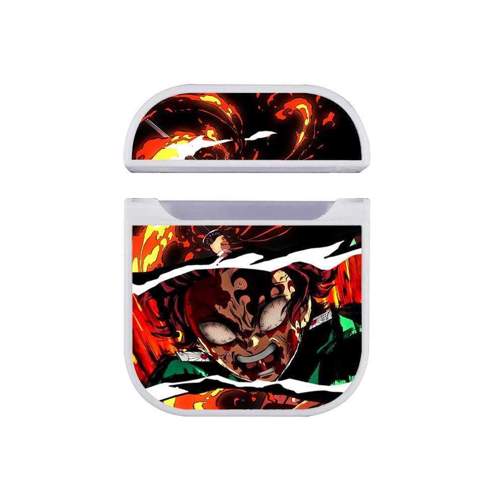 Demon Slayer Tanjiro Vengeance Apple Airpods Case White