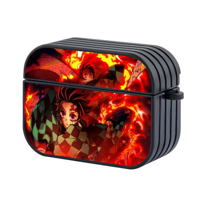 Demon Slayer The Stare of Blood Tears Apple Airpods Pro Case Black