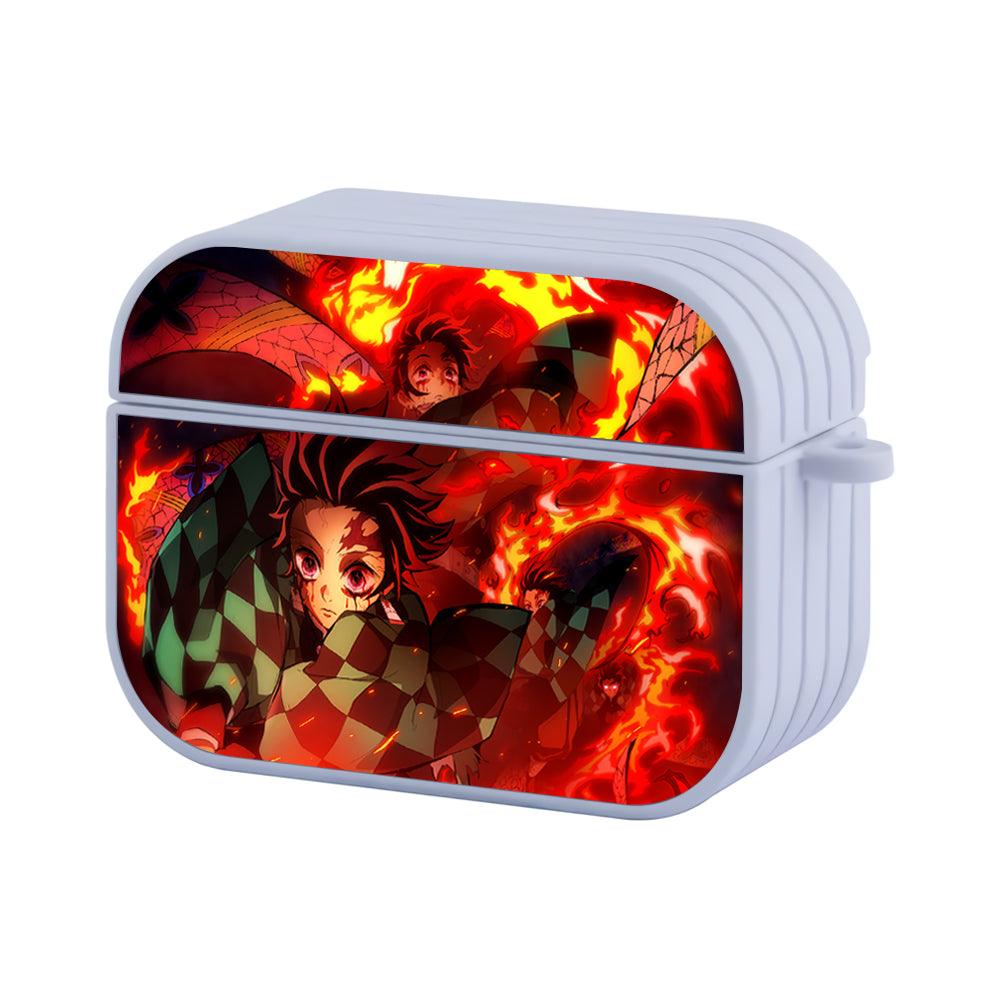 Demon Slayer The Stare of Blood Tears Apple Airpods Pro Case White