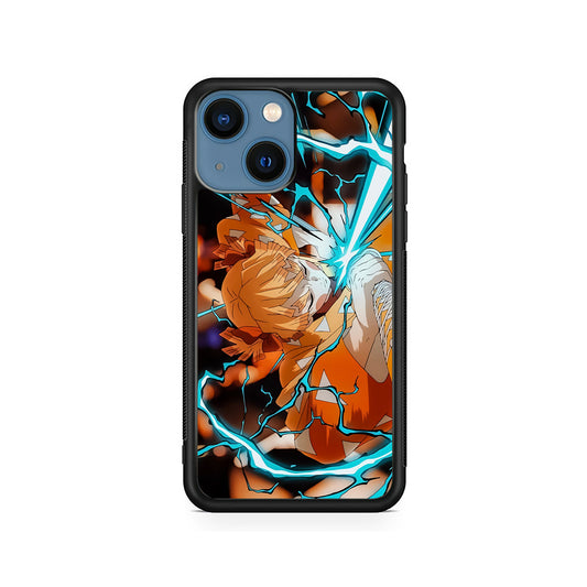 Demon Slayer Zenitsu Lightning Sword iPhone 15 Case